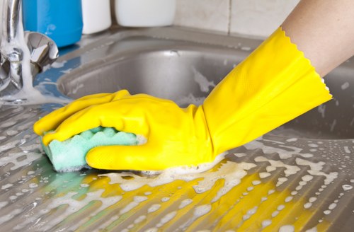 Keyboard navigation focus on a Cann Hall carpet cleaning service page